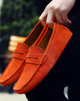 Genuine Leather Men's Loafers Driving Shoes