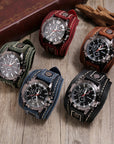 Leather watch