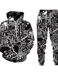Painted Graffiti Hooded Sweater