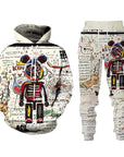 Painted Graffiti Hooded Sweater