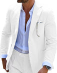 Digital Print Mens Casual Shirt Trousers