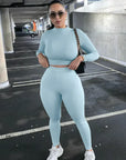 Women's Sexy Bodycon Two-Piece Set