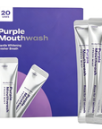 Teeth-whitening strips for fresh breath and thorough dental cleaning
