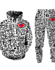 Painted Graffiti Hooded Sweater