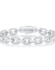 Zircon Inlaid Brass Tennis Bracelet