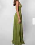 Womens Sexy Backless Pleated Wrap Dress
