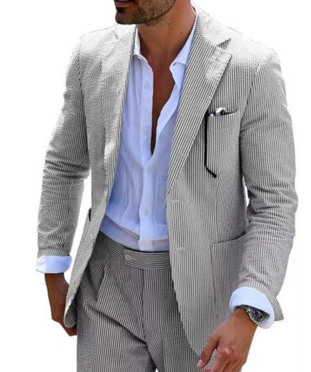 Digital Print Mens Casual Shirt Trousers