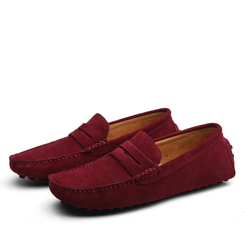 Genuine Leather Men's Loafers Driving Shoes
