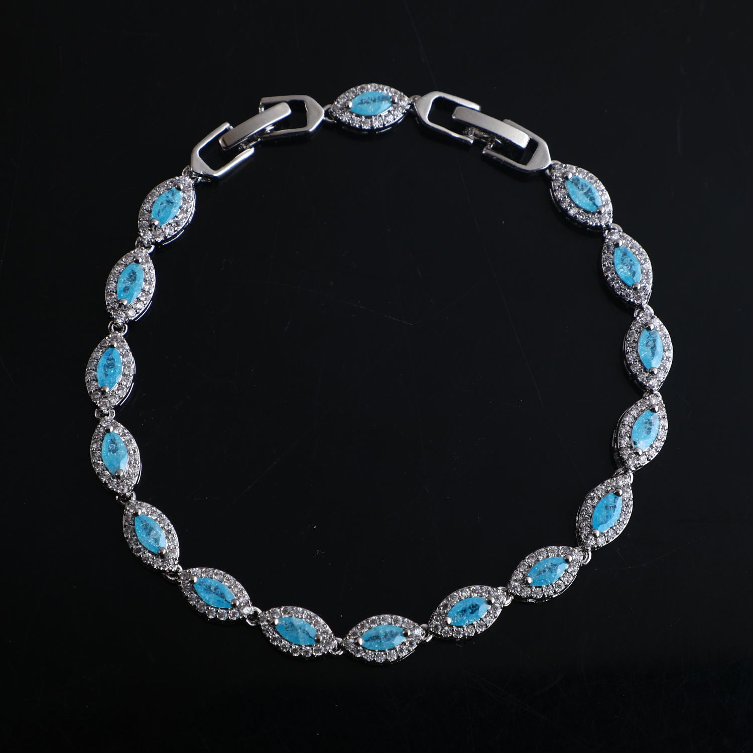 Elegant Zircon Copper Bracelet