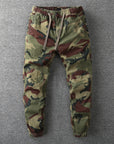 Retro Camouflage Jogger Pants for Men