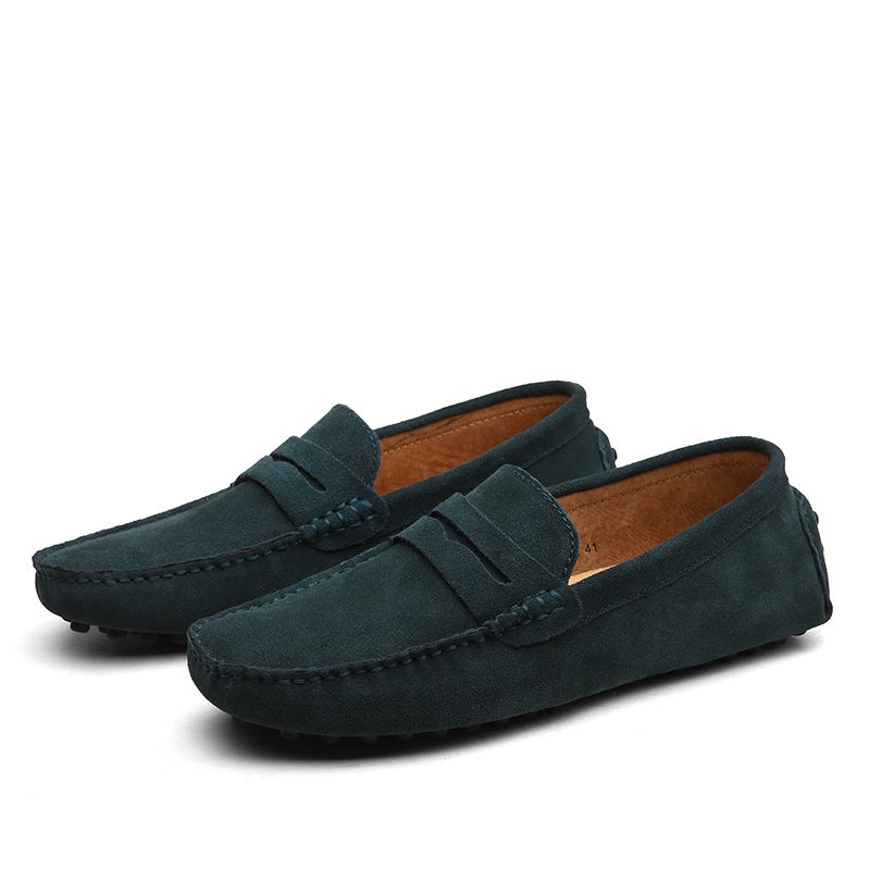 Genuine Leather Men's Loafers Driving Shoes