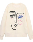 Women Fashion Printing Basic Sweatshirts