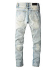 Men's Slim Fit Washed Jeans