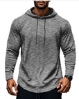 Men’s Fitted Lightweight Hoodie – Long Sleeve Casual Pullover