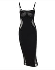 Sexy Sheer Mesh Bodycon Dress – Elegant, Bold & Night-Out Ready