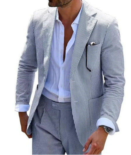 Digital Print Mens Casual Shirt Trousers