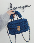 Crochet Diagonal Shoulder Bag