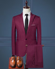 Korean Style Business Casual Men Suit