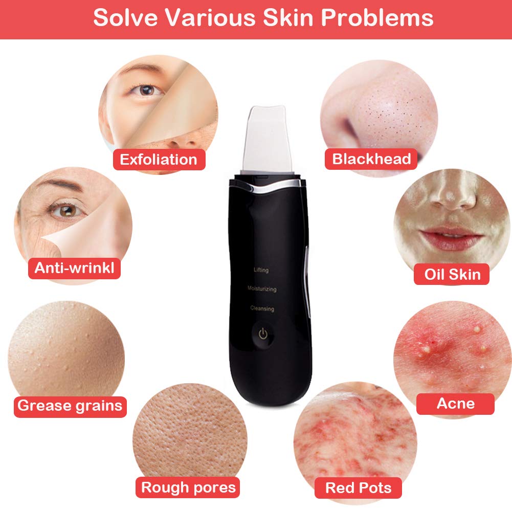 Rechargeable Ultrasonic Skin Scrubber — alternate product view 7