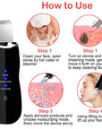 Rechargeable Ultrasonic Skin Scrubber — alternate product view 3