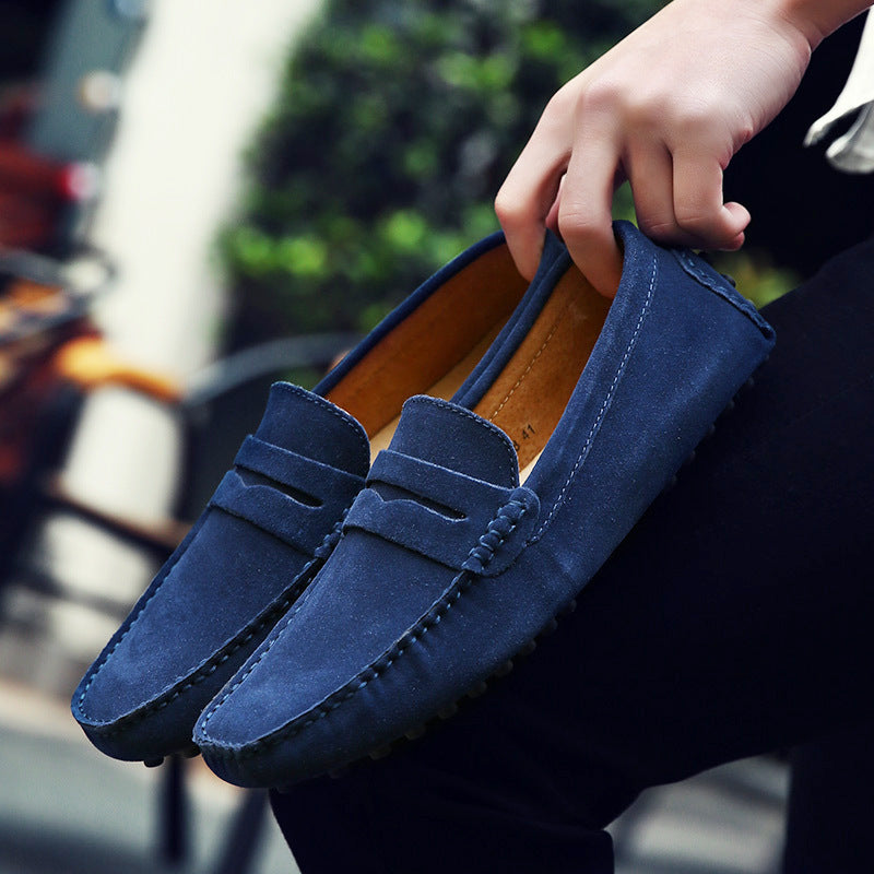 Genuine Leather Men's Loafers Driving Shoes