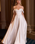 Strapless A-Line Wedding Dress With Sweetheart Neckline