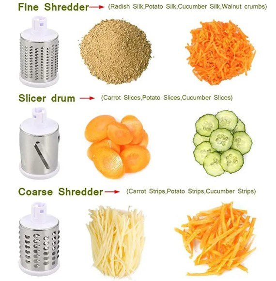 Manual Rotary Vegetable Slicer &amp; Grater — alternate product view 3
