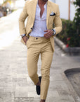 Digital Print Slim Fit Suit Set
