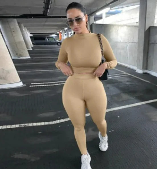 Women&#39;s Sexy Bodycon Two-Piece Set
