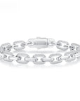 Zircon Inlaid Brass Tennis Bracelet