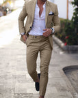 Digital Print Slim Fit Suit Set