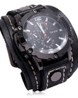 Leather watch