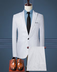 Korean Style Business Casual Men Suit