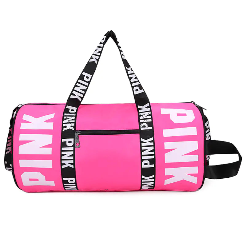 Pink Collection Duffel Gym Bag