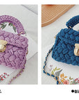 Crochet Diagonal Shoulder Bag