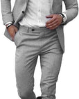 Digital Print Slim Fit Suit Set