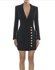 Charming Fitted Suit Dress