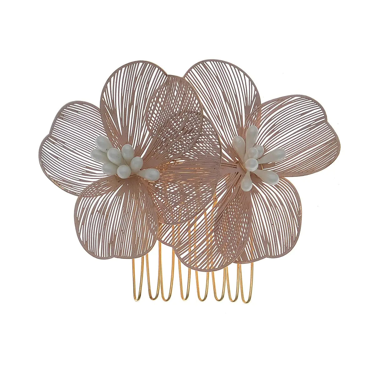 Charming Petal-Shape Flower Hair Clips for Every Occasion