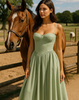 Midi Corset Dress for Women- Size Small