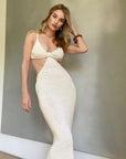 Knit Cutout Maxi Dress