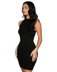 Racer Back Bodycon Mini Dress – Bold, Sexy & Flattering