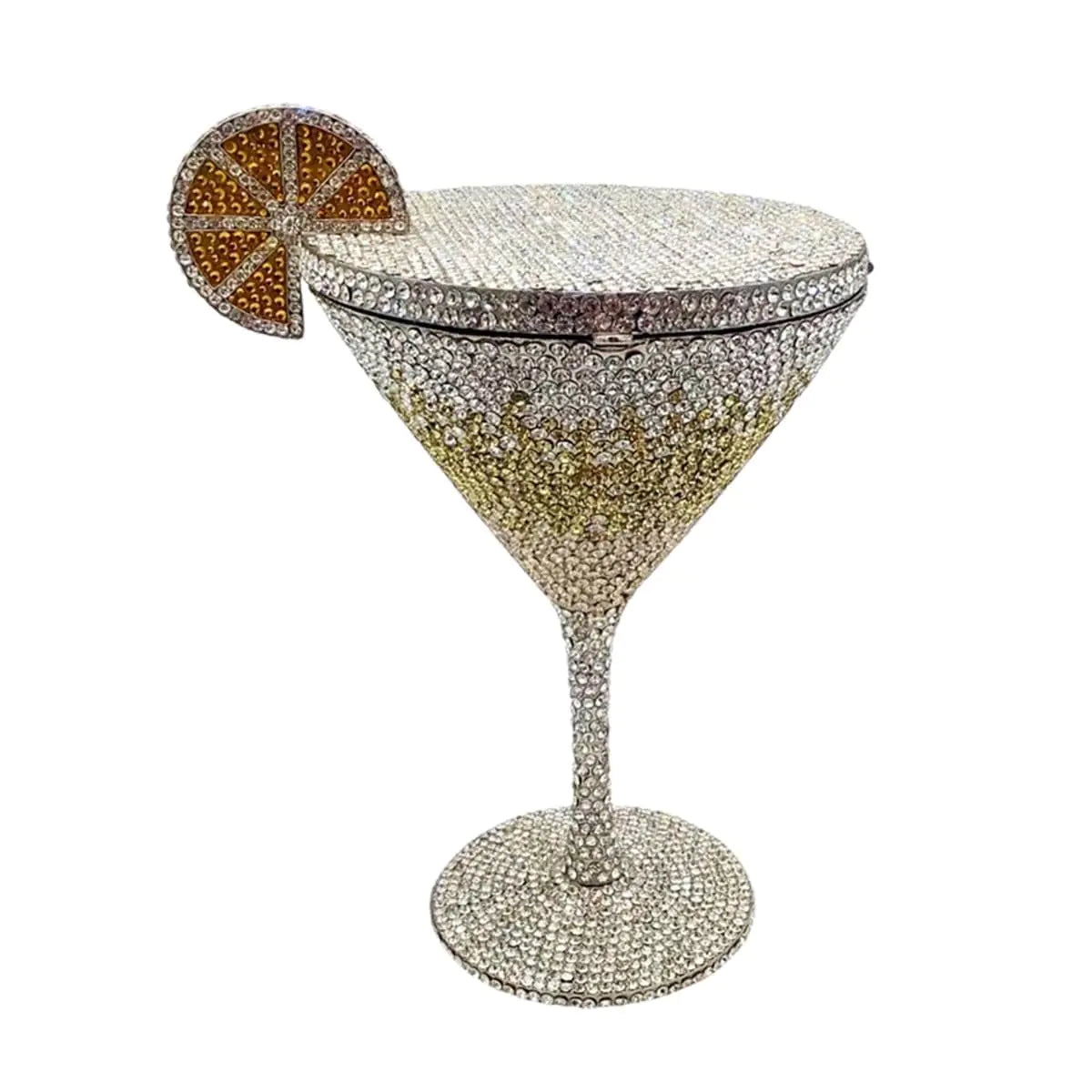Sparkling Goblet Rhinestone Evening Clutch