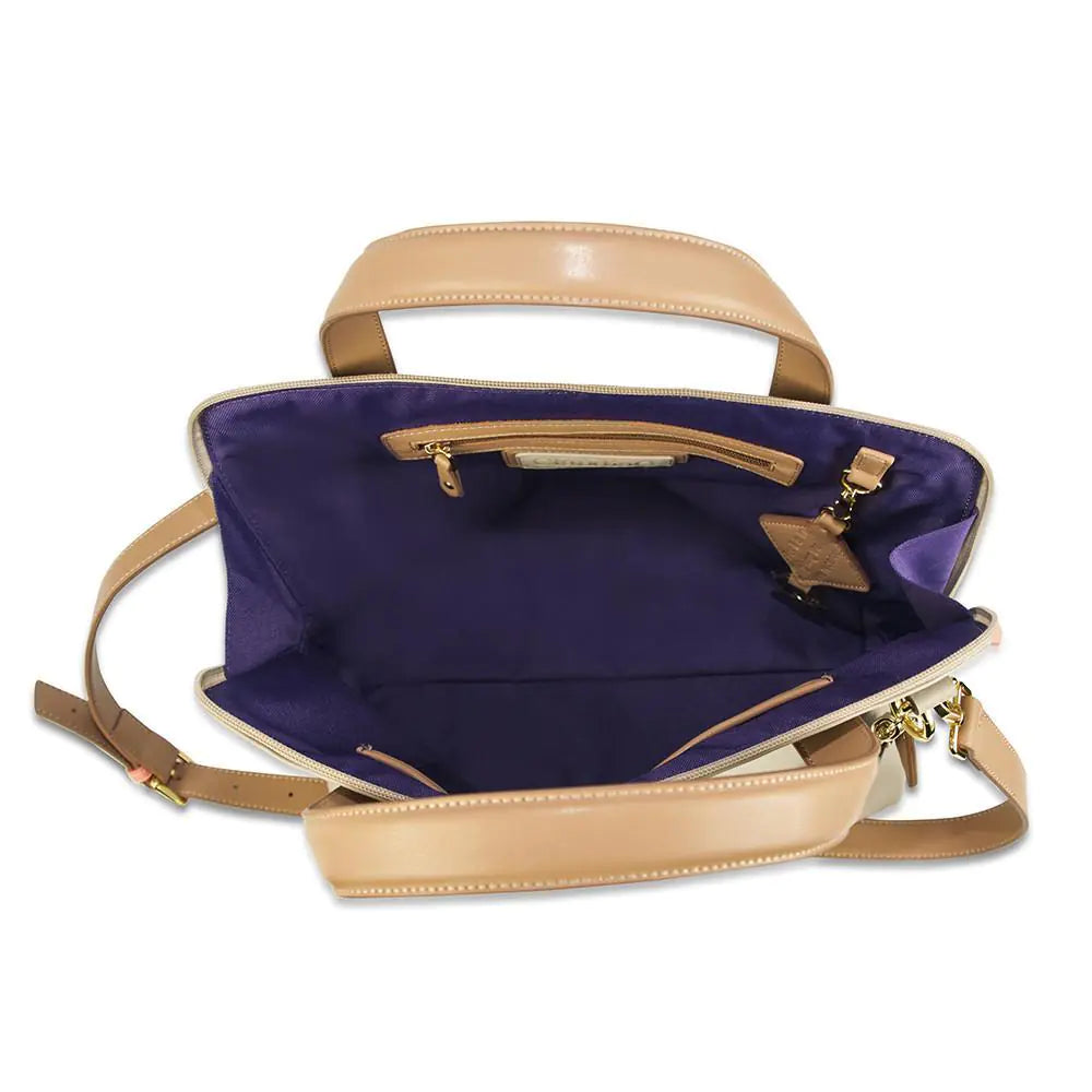Elisa Leather Tan Handbag