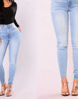 High-Waisted Skinny Jeans – Sculpting, Stylish & Flattering