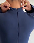 Sleek & Sculpted Mock Neck Dress