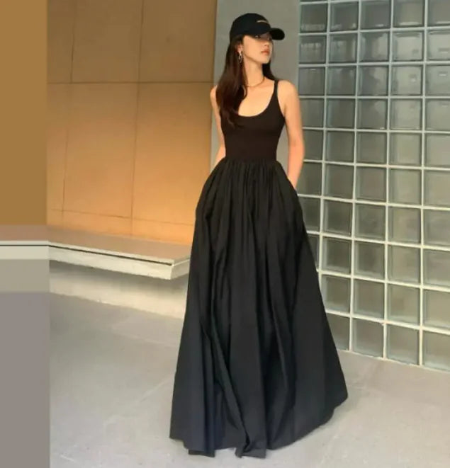 Tank-Top Maxi Dress – Streetwear-Inspired Gown