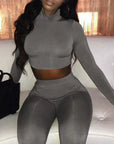 Women's Sexy Bodycon Two-Piece Set