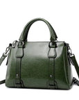 Genuine Leather Structured Handbag – Everyday Power Tote