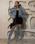 Puff Denim Cotton Jacket