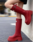 British Style Knee-High Boots